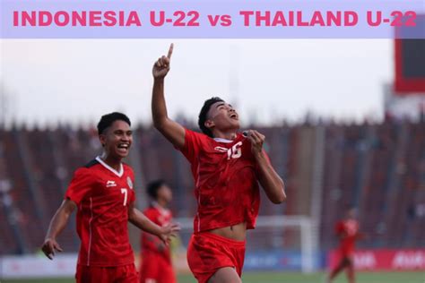 skor indonesia vs thailand u22